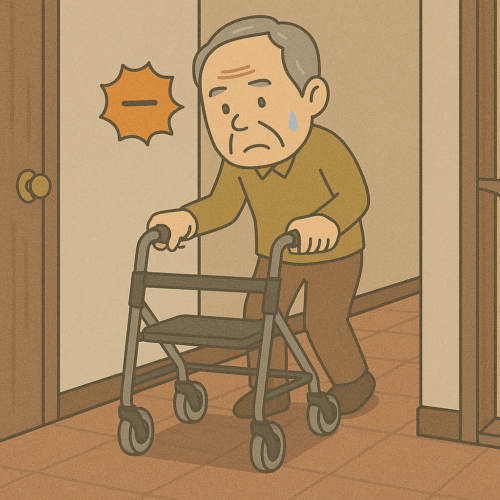 廊下がせまい