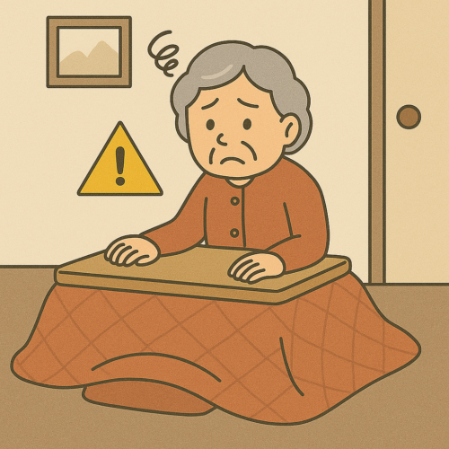 自由に歩けないおばあちゃん