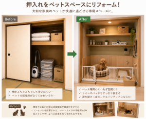 押入れリフォーム