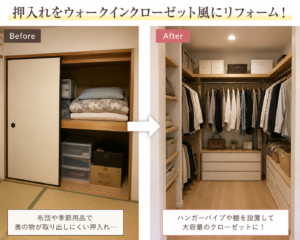 押入れリフォーム