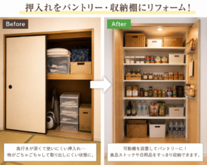 押入れリフォーム