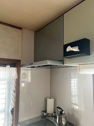 お手入れ簡単！ホーロー製のレンジフードのアフター画像