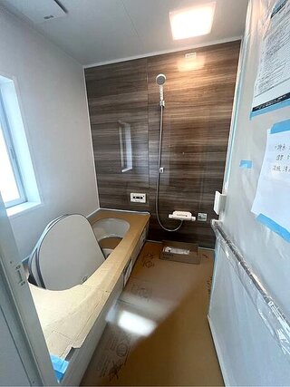 快適で落ち着いた浴室空間のアフター画像