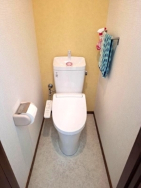 お掃除ラクラクなアメージュ便器に交換のアフター画像