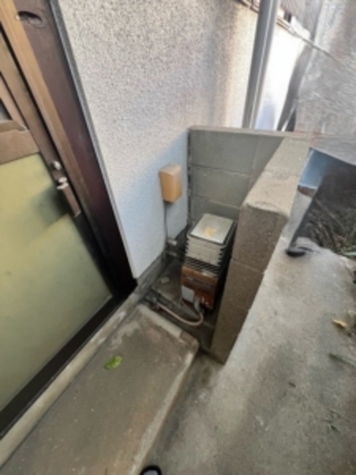 エコジョーズでお湯の使い勝手向上のビフォー画像